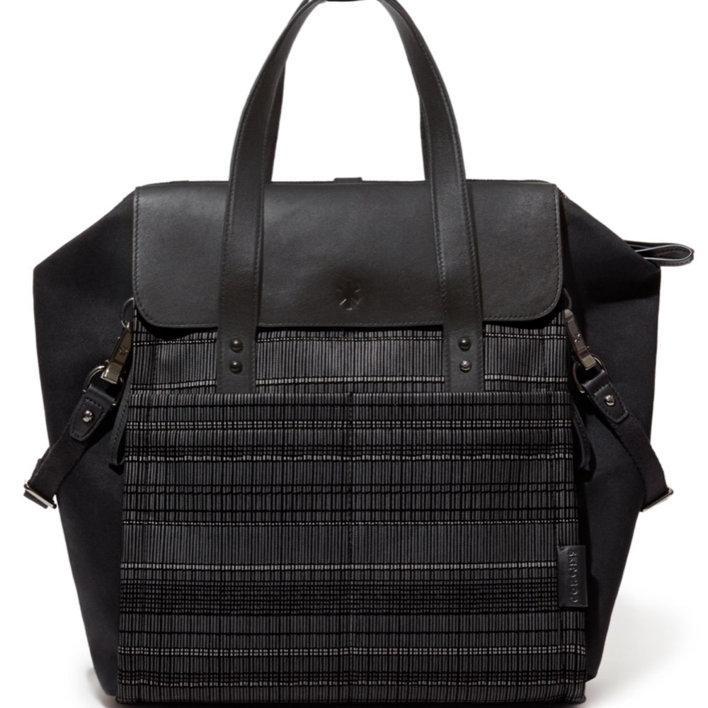 COPY - Highline by SkipHop black & gray CONVERTIBLE diaper bag